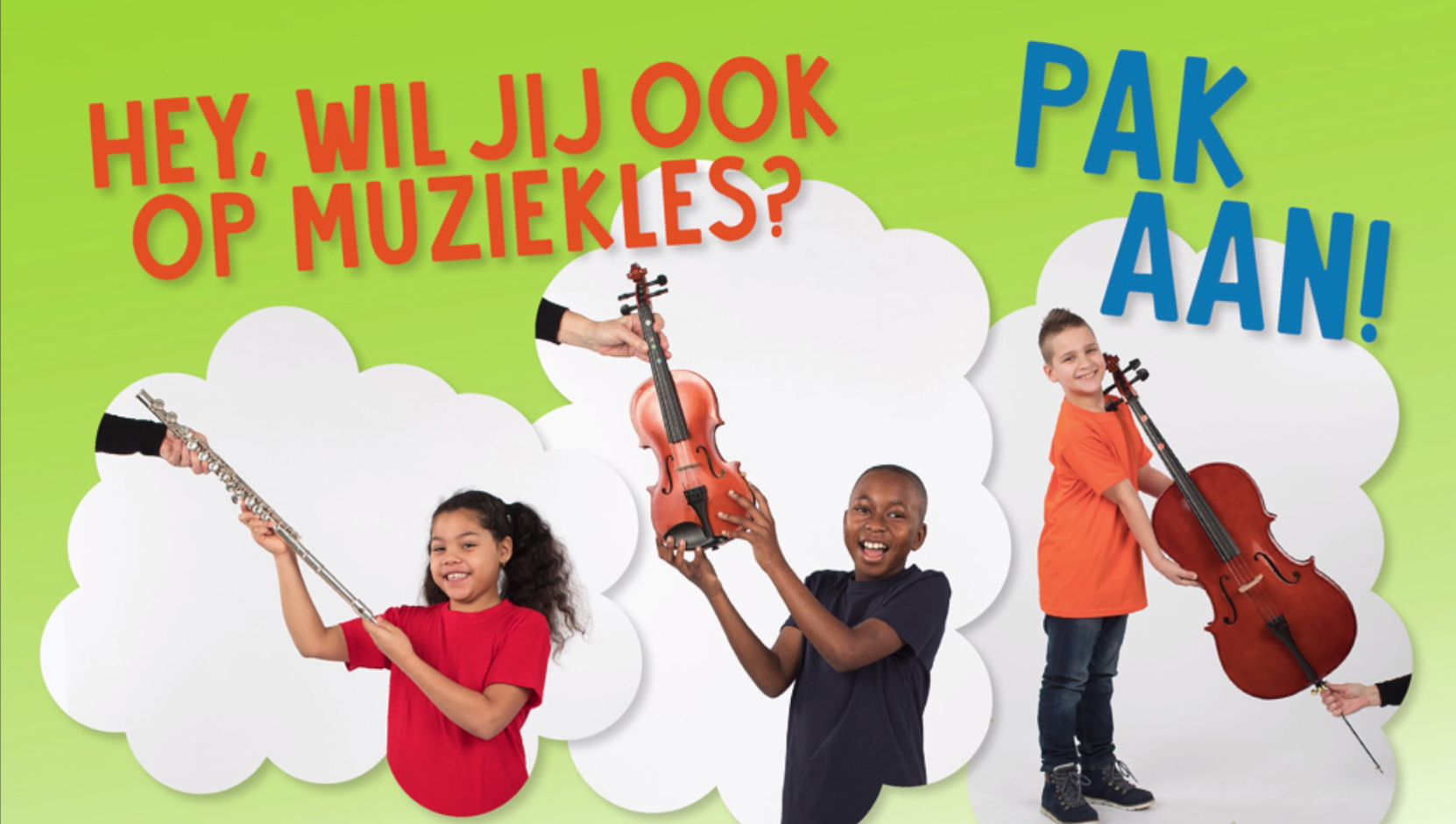 Geen geld voor muziekles? Pak aan, een gratis instrument!