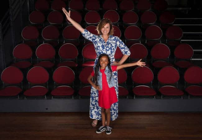 Rotterdam, 26-06-2019 Musical actrice Brigitte Heitzer, ambassadeur van het Jeugdfonds Sport & Cultuur. Foto: Bastiaan Heus