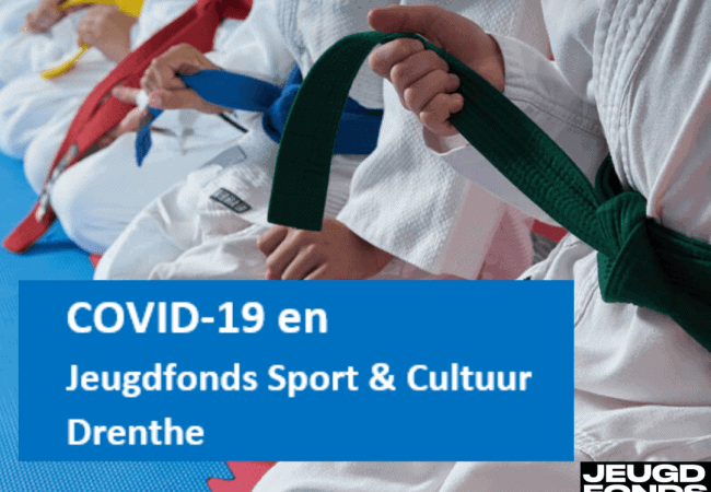 Covid-19 Jeugdfonds Sport & Cultuur Drenthe