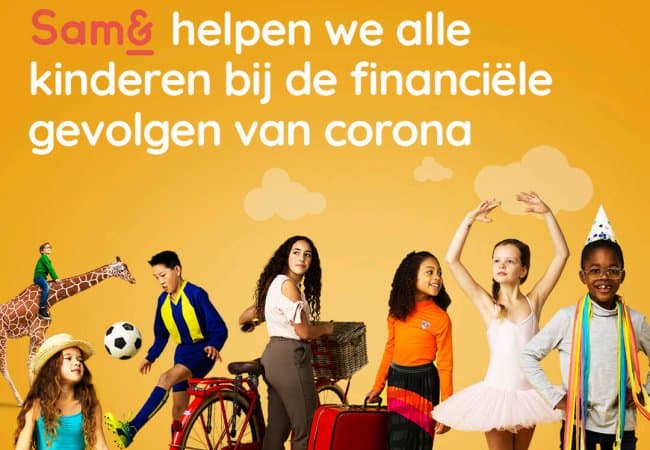 Sam& helpen wel alle kinderen bij de financiële gevolgen van corona