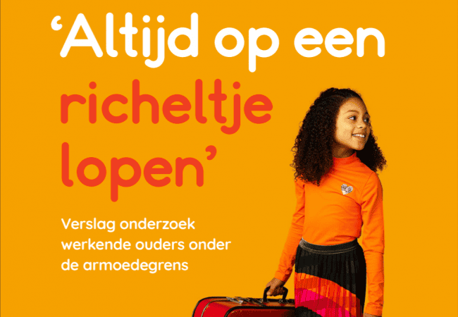 Cover Rapport: 'Altijd op een richeltje lopen'