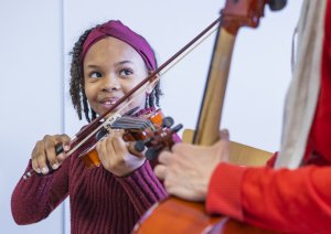 Muziekles (viool) via Jeugdfonds Sport & Cultuur